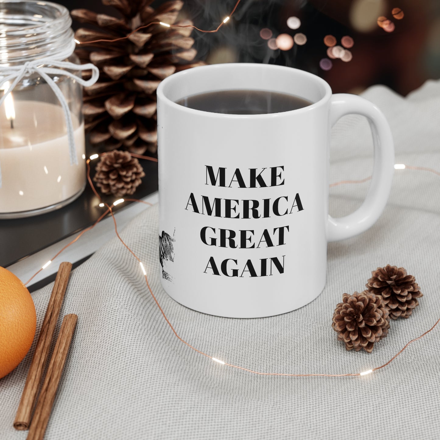 Donald Trump Ceramic Coffee Cup Black&White