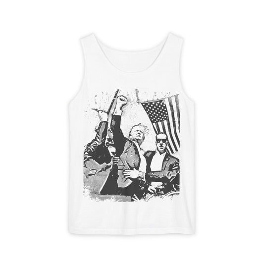 Donald Trump Tank Top, White&Black