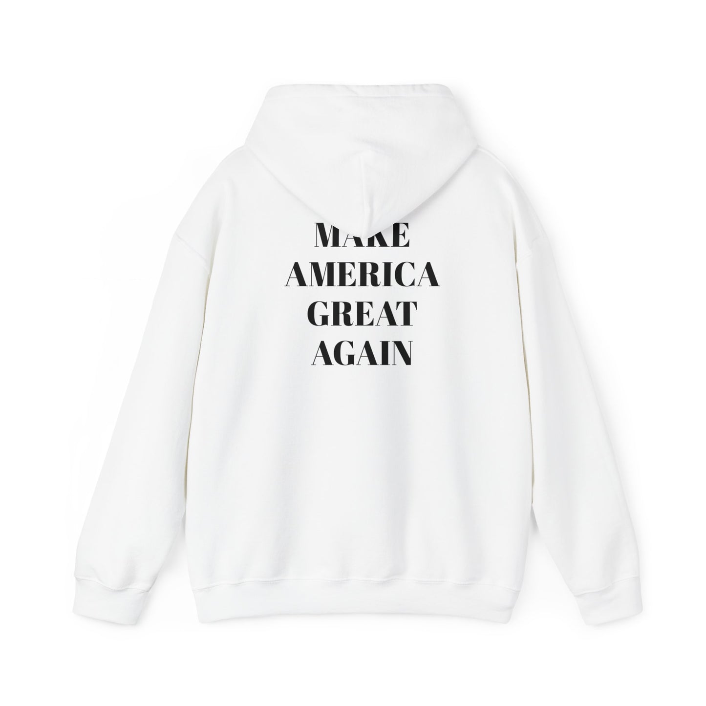 Donald Trump Hoodie White "Classic Fit"