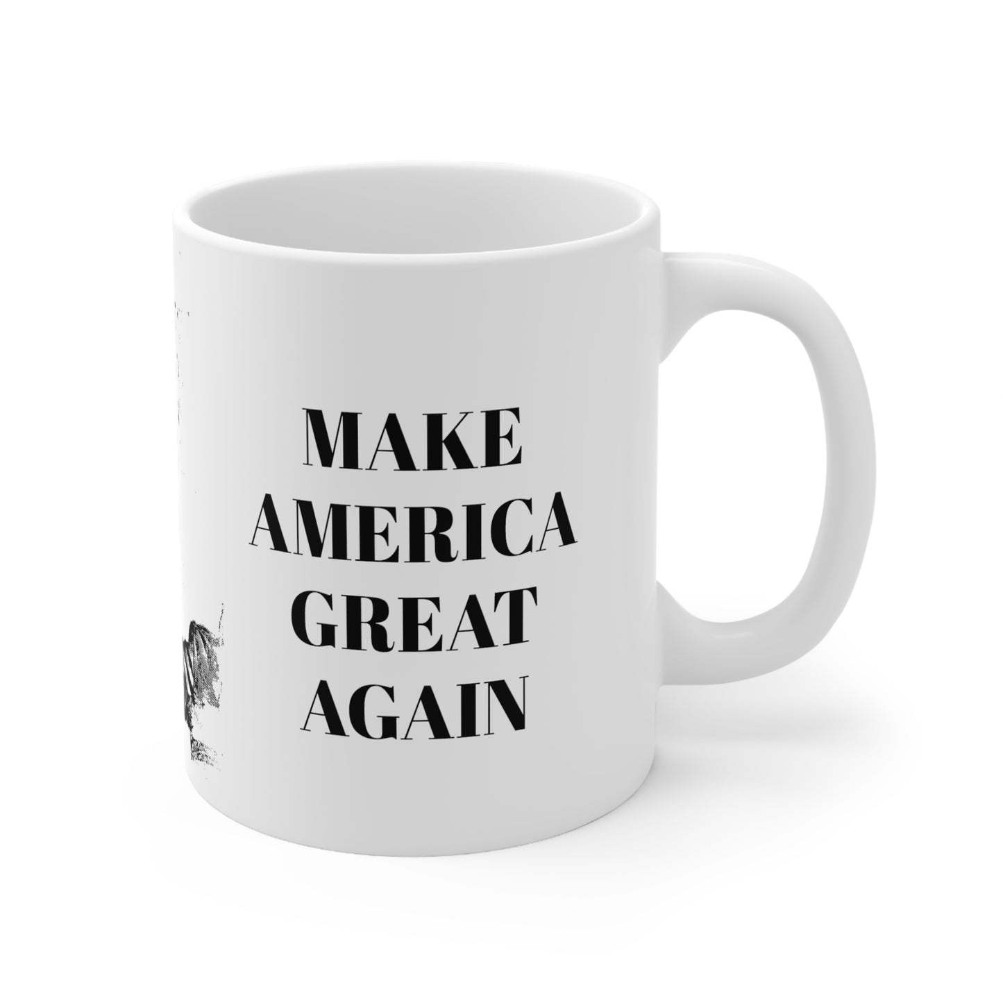 Donald Trump Ceramic Coffee Cup Black&White