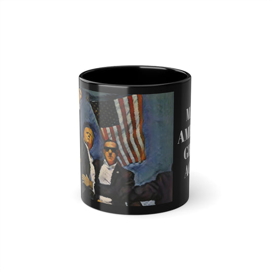 Patriotic Black Edition Coffee Cup, 11oz