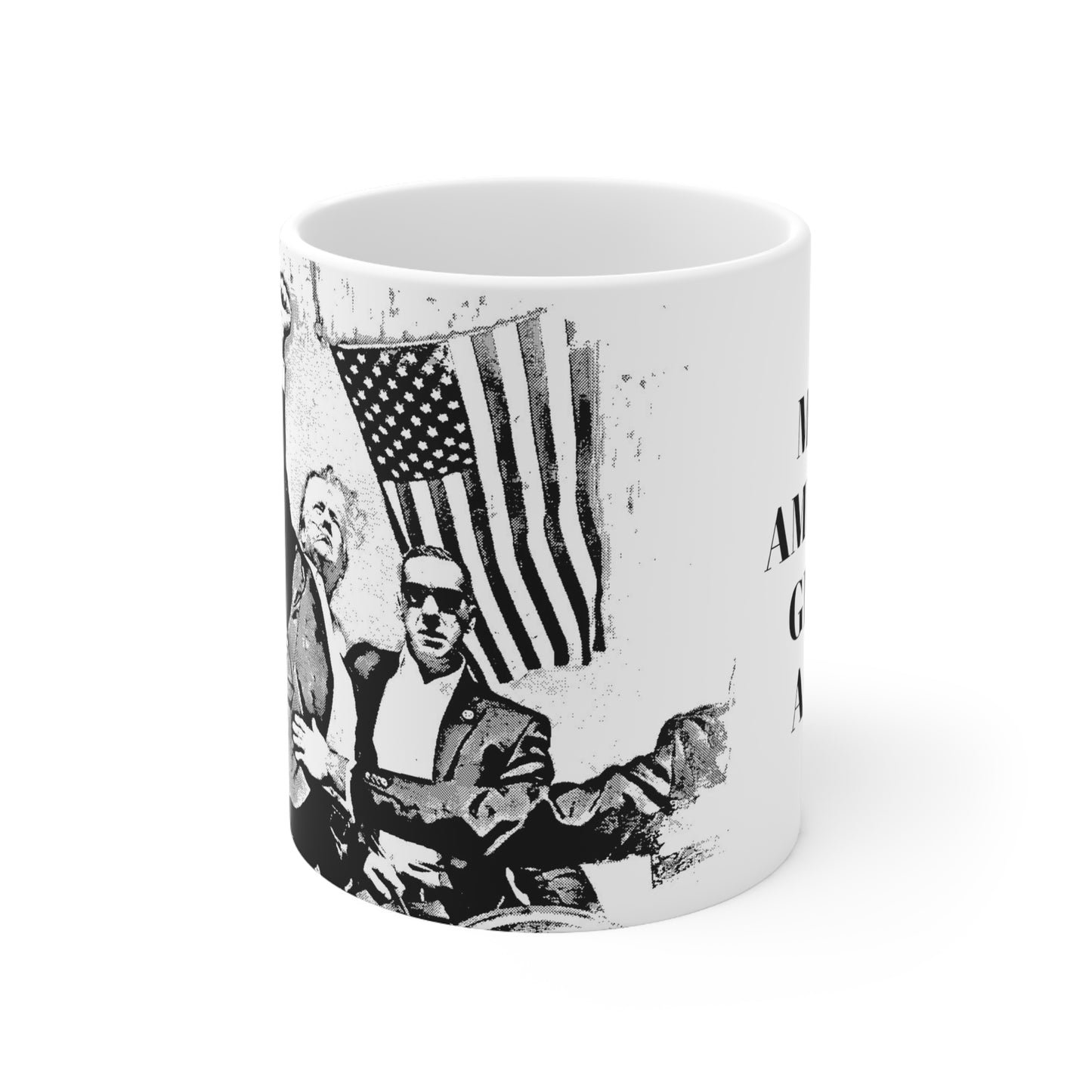 Donald Trump Ceramic Coffee Cup Black&White