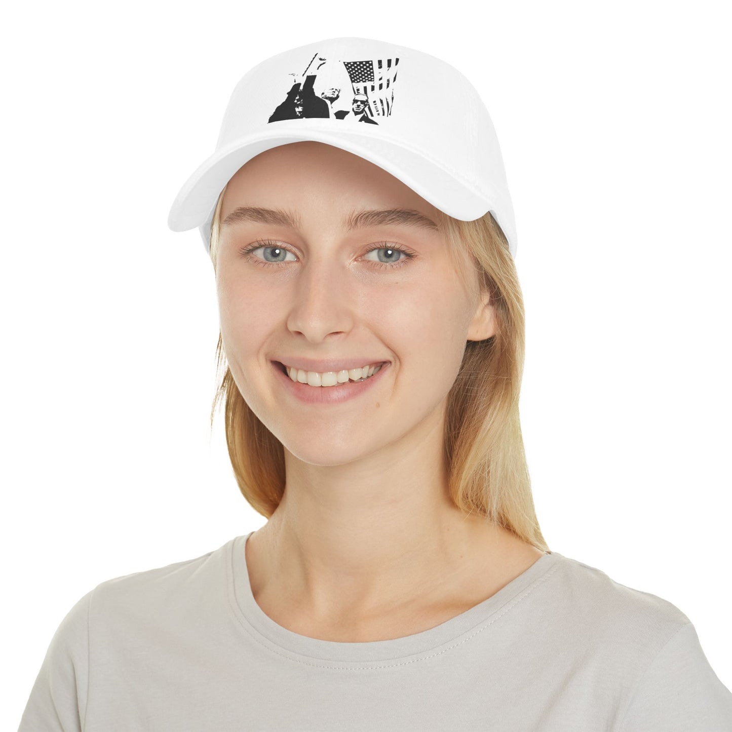 Trump Baseball Cap - Black Print