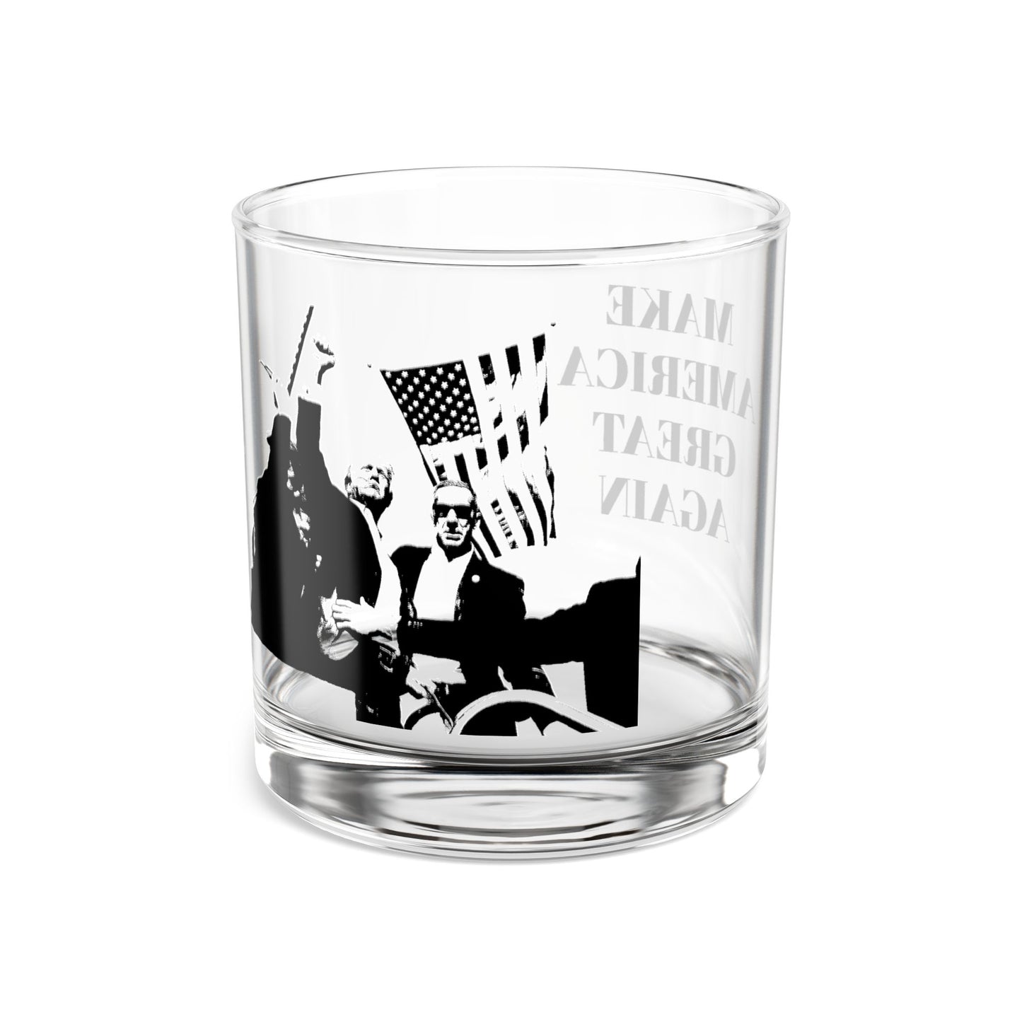 Donald Trump Rock Glasses, 10 oz